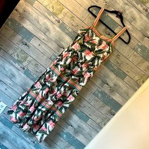 Loft Island Vibes Floral Wide-strapped Maxi Dress